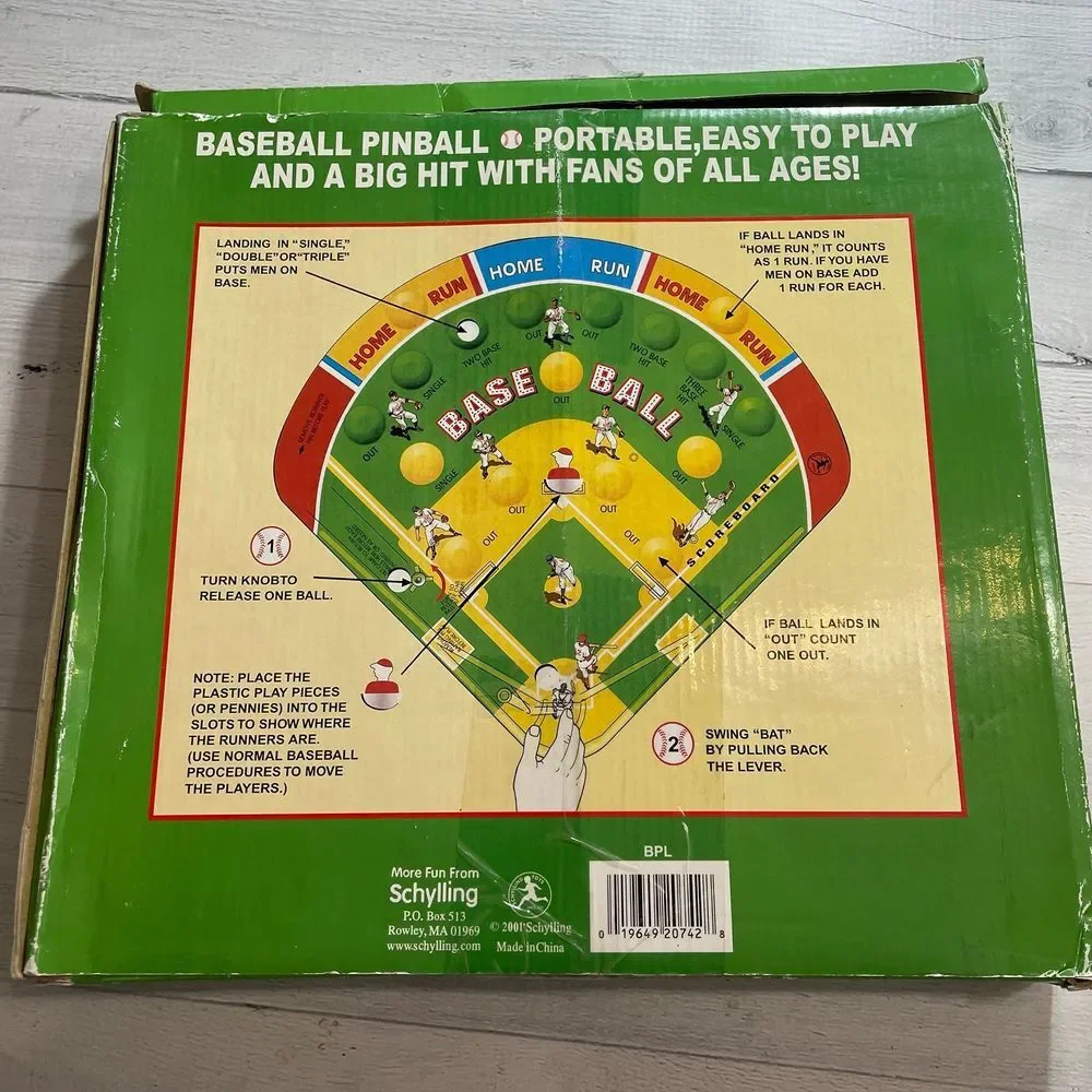 Schylling pinball baseball game‎